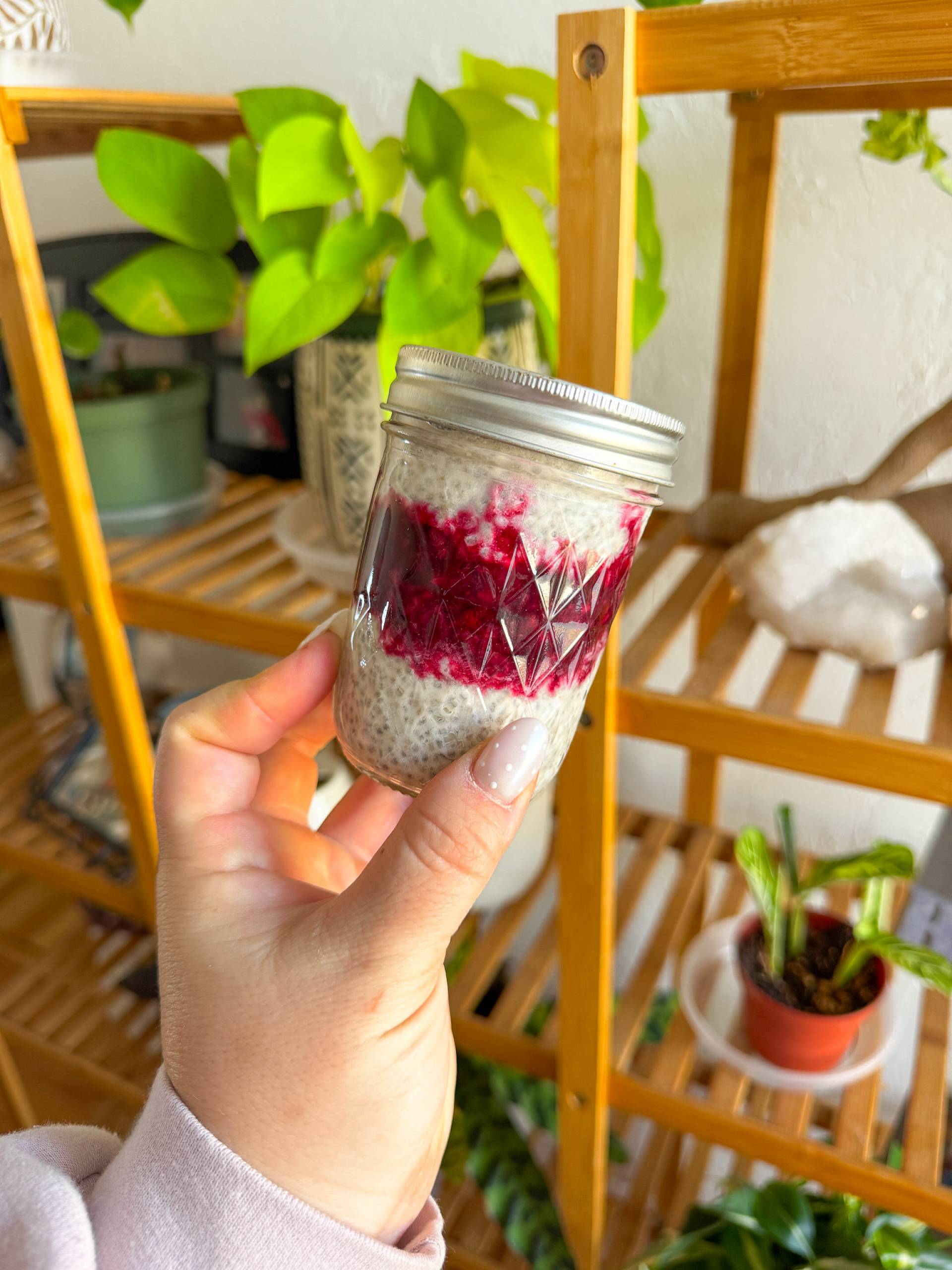 Chia Pudding with Berry Compote