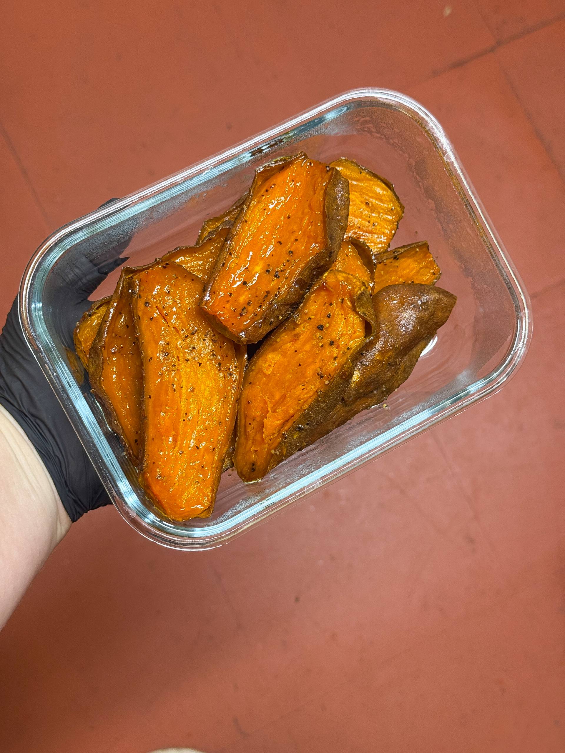 Roasted Sweet Potato Halves