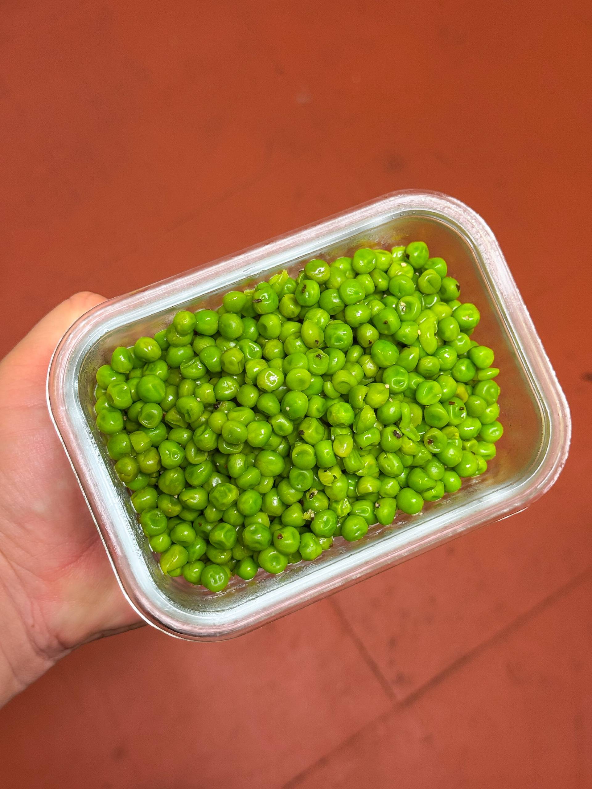 Steamed Green Peas