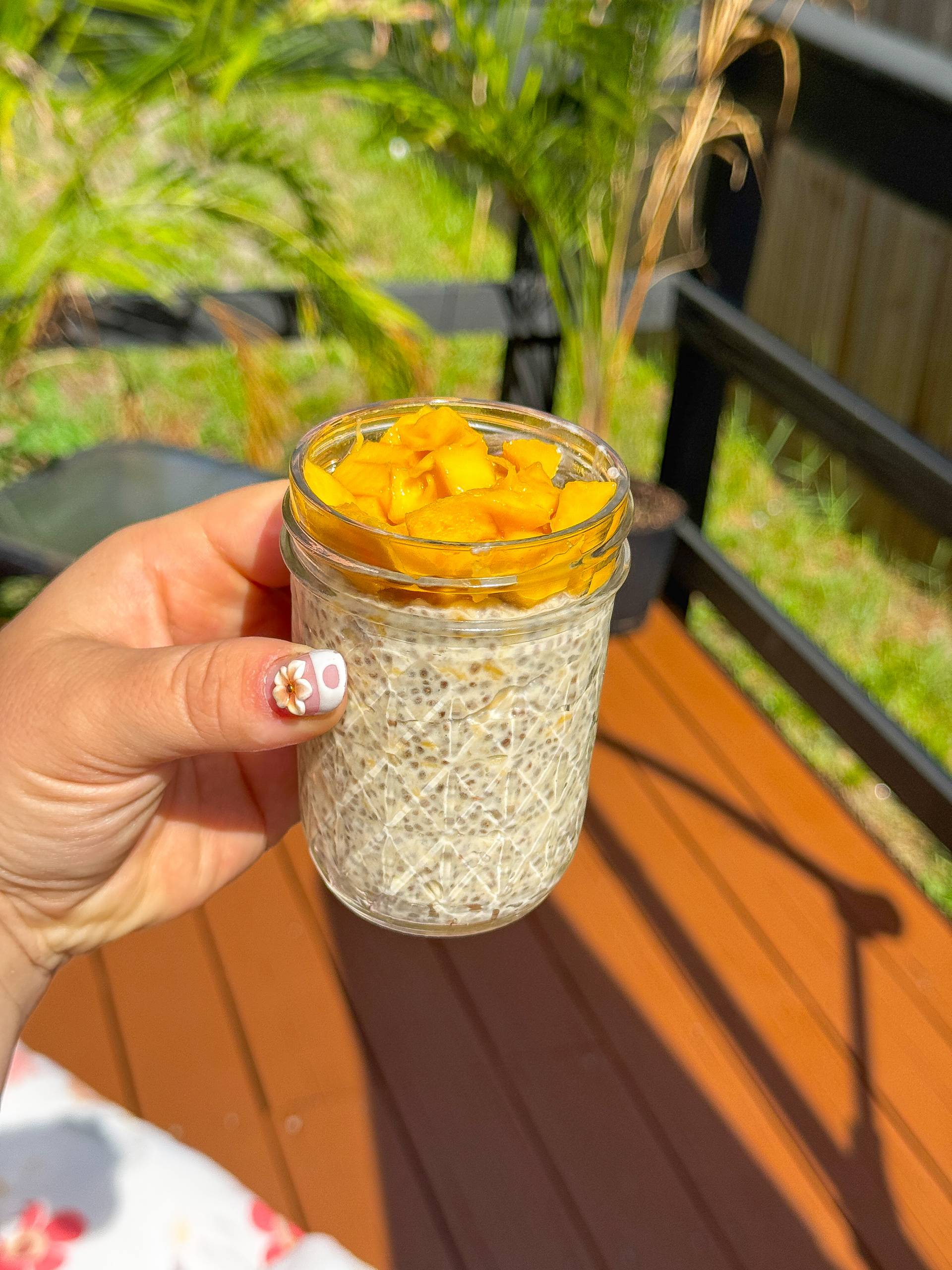 Coconut Chia Pudding with Fresh Mango
