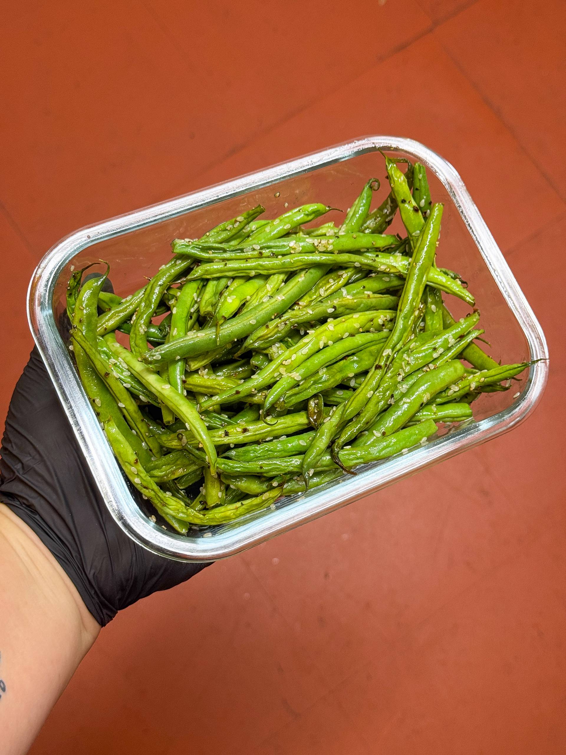 Sesame Roasted Green Beans