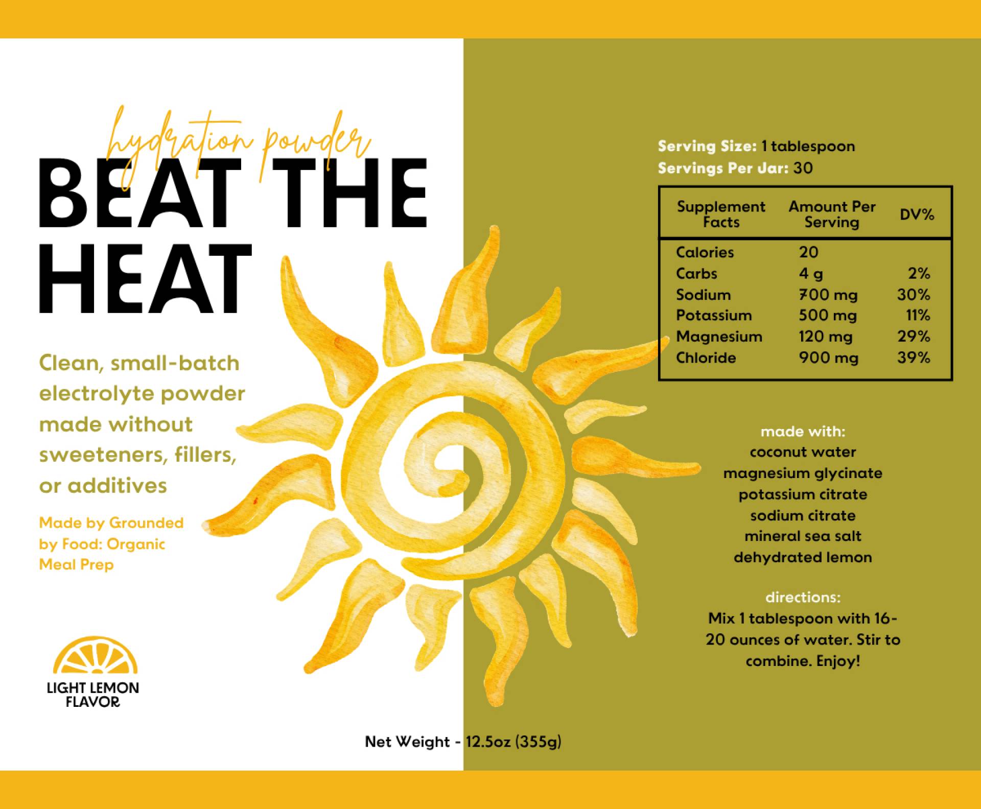 Electrolyte Powder Mix
