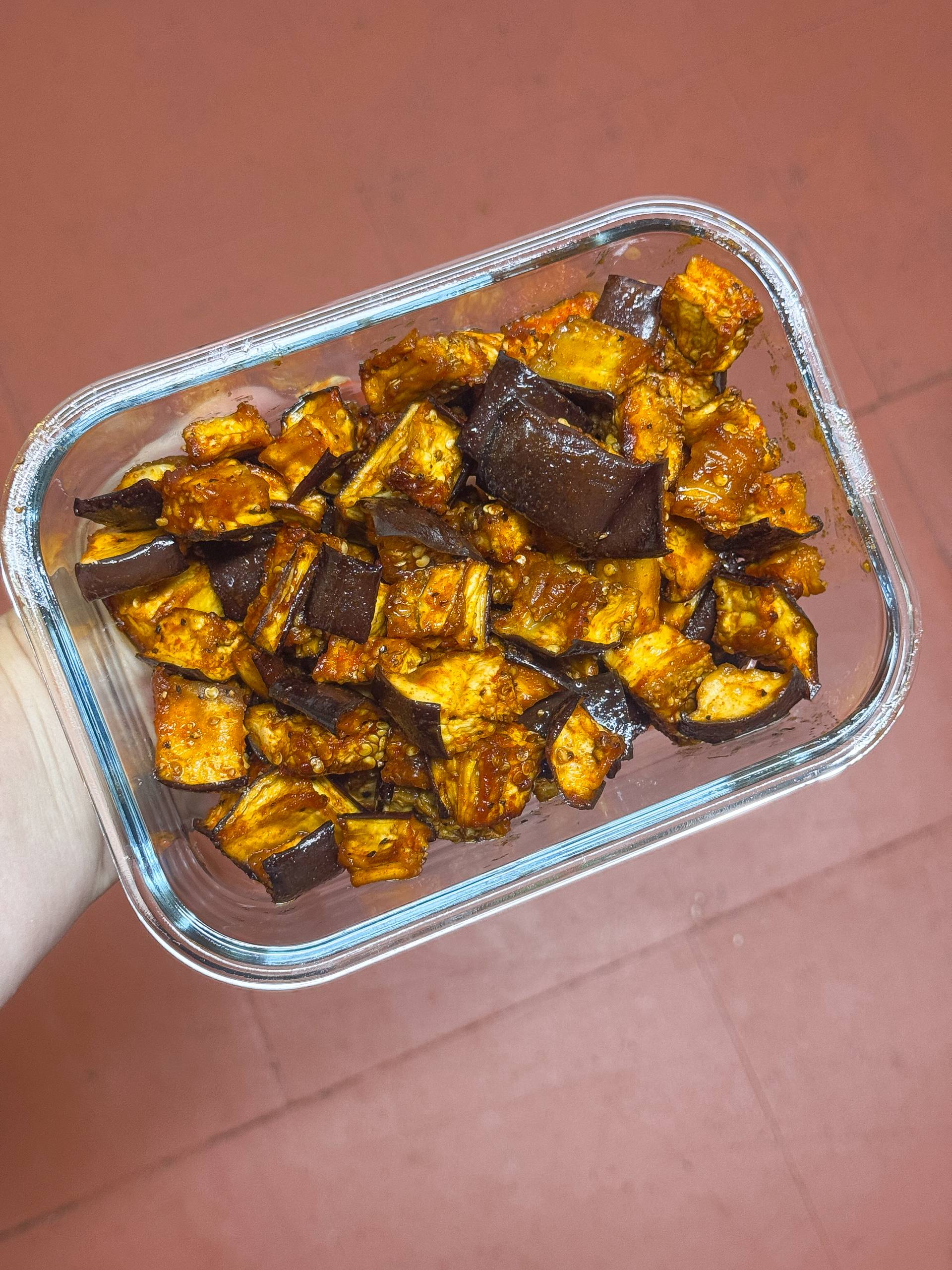 Smoky Maple Roasted Eggplant