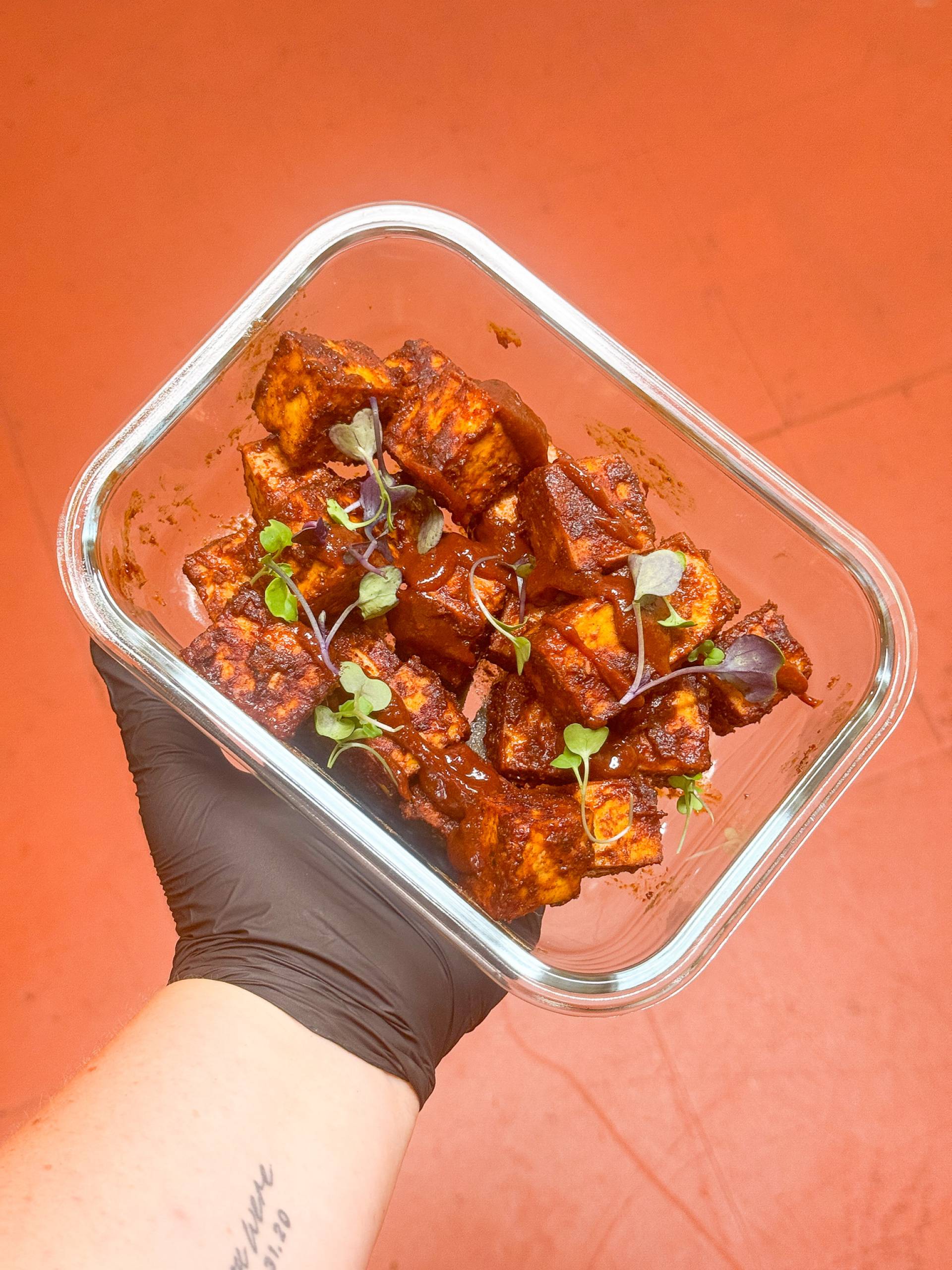 (VG) BBQ Tofu Bites