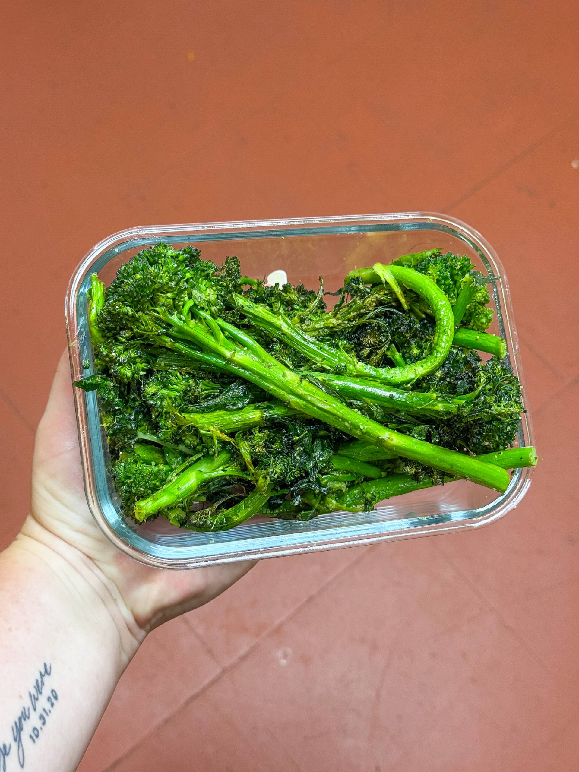 Blanched Broccolini