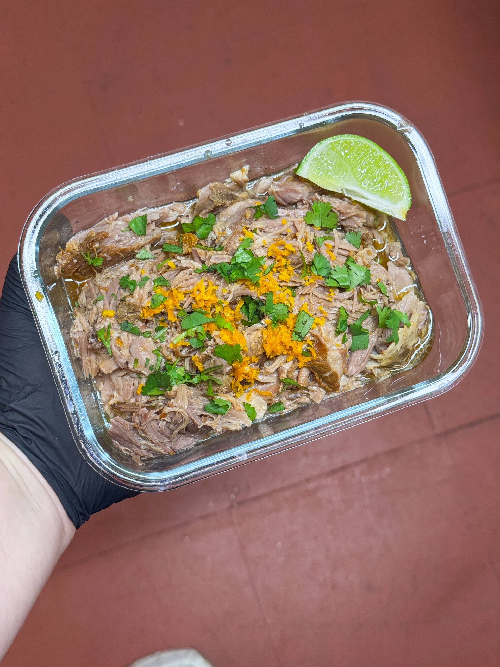 Citrus Shredded Slow Cooked Pork
